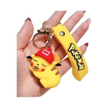 Imagem de Chaveiro De Silicone Pokémon Para Crianças: Pikachu, Charmander, Squir