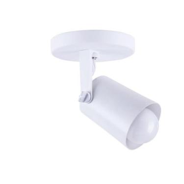 Imagem de Luminária de Teto Spot Sobrepor Direcionável Fokus 1 Lâmpada E27 Moder