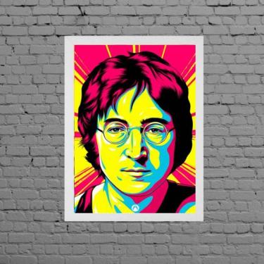 Imagem de Quadro Desenho John Lennon Pop Art