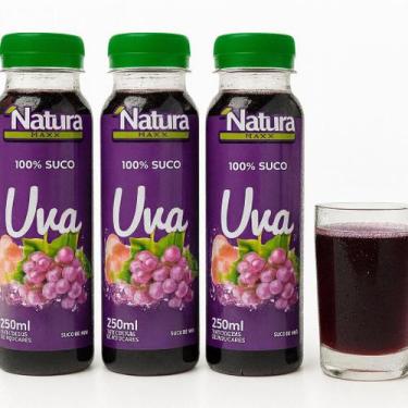 Imagem de Suco de Uva Natural Natura Maxx 250ml Kit com 4 Unidades