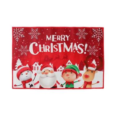 Imagem de Tapete De Natal Para Porta Do Papai Noel, Carpete Externo, Decorações 