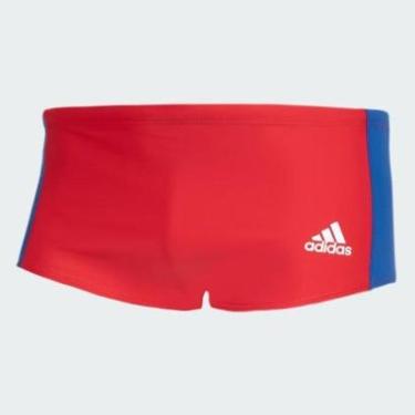 Imagem de Sunga Colourblock 3-Stripes - adidas HZ1180-Masculino