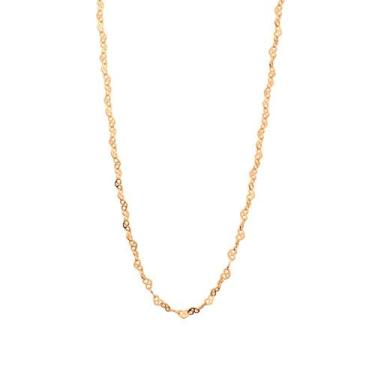 Imagem de Corrente Rommanel Banhado A Ouro Fio Corações 531471 42cm Cor:Dourado,