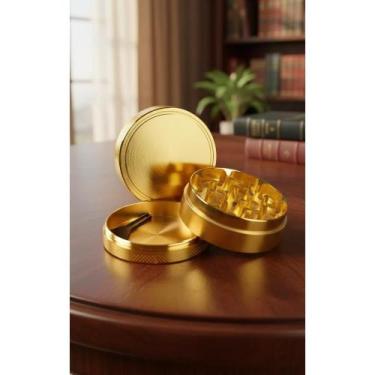 Imagem de Moedor Dourado Metal 3 Partes: Tritura Perfeita! - Congratulations Sto
