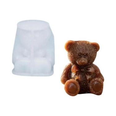 Imagem de Molde De Silicone Urso Para Velas, Sabonetes E Artesanato De Aromatera