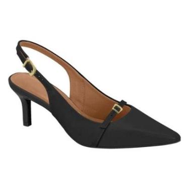 Imagem de Sapato Vizzano Slingback - Feminino - Preto-Feminino