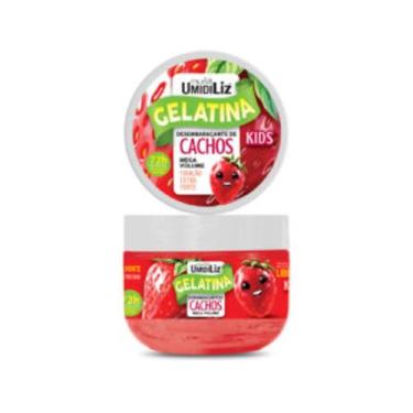 Imagem de Gelatina Desembaraçante de cachos Umidiliz Morango Muriel 500 gr