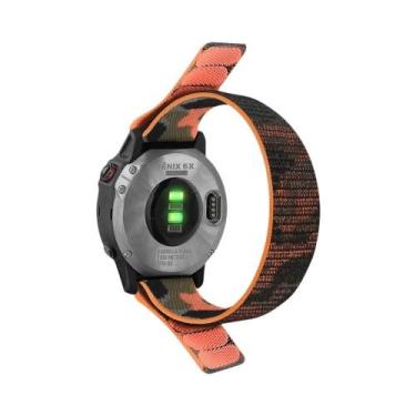 Imagem de Pulseira De Nylon QuickFit De 22mm E 26mm Para Garmin Enduro 3, Fenix 