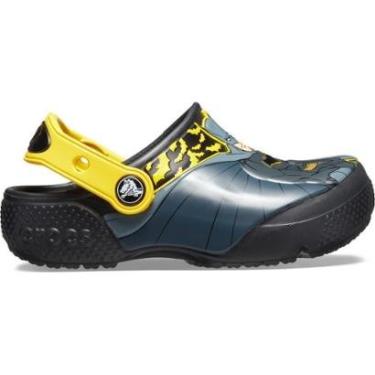 Imagem de Sandália crocs iconic batman clog kids black-Masculino