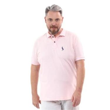 Imagem de Camisa Polo Plus Masculina Piquet Algodão Casual-Masculino