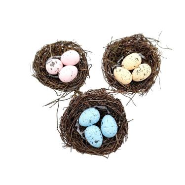 Imagem de Ninho com Ovinhos Le Páscoa 6cm - Item Sortido