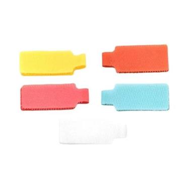 Imagem de Etiquetas Coloridas Para Cabos, Autoadesivas, Graváveis, Para Identifi