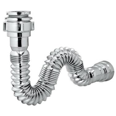 Imagem de Sifão Sanfonado Universal Cromado - Ssum2 - Astra Sifao Sanfonado Univ