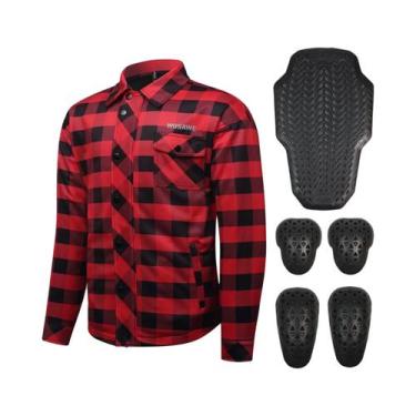 Imagem de Jaqueta De Inverno Unissex Para Motocicleta, Camisa Casual De Motocros