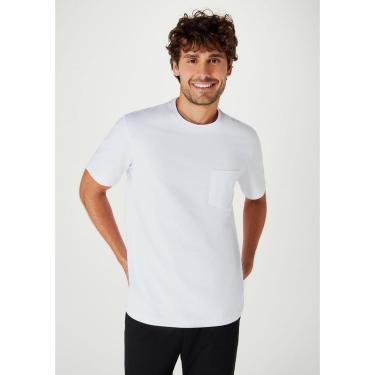Imagem de Camiseta Básica Hering Super Cotton Com Bolso Masculina-Masculino