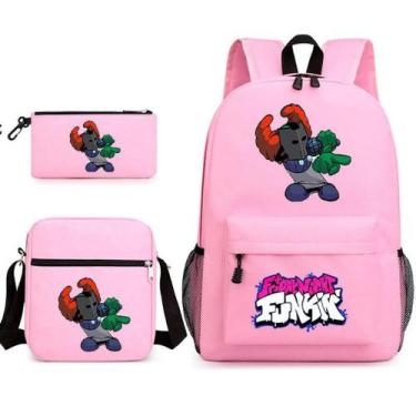 Imagem de Mochila, 3 unidades/conjunto, bolsa  Nights, mochila de anime - Yiweis