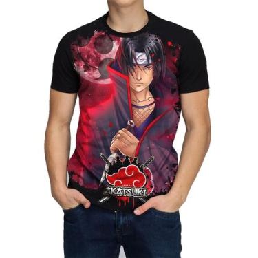 Imagem de Camisa/Camiseta Itachi Akatsuki Naruto Shippuden Animes - Hella Store,