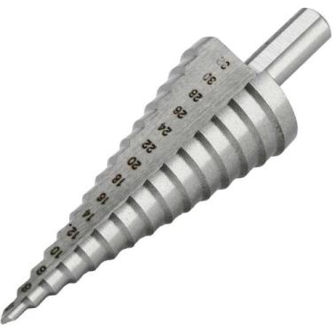 Imagem de Broca Ar Escalonada 4Mm A 32Mm Aço Rápido 118 Vonder