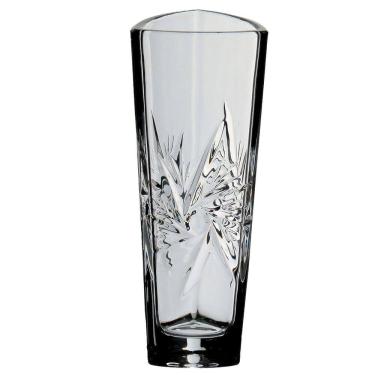 Imagem de VASO DECORATIVO ENFEITE PLANTA TRIANGULAR ECO CRYSTAL 17x6x6cm TRANSPARENTE