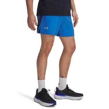 Imagem de Shorts de Corrida Under Armour Launch 5, Azul, GG