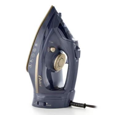 Imagem de Ferro de Passar Roupa 2 em 1 Sem Fio a Vapor GCSTCC5000 Preto e Dourad