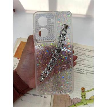 Imagem de Capa de celular compatível com Redmi A5 e Poco C71 Diamond Cor:Transpa