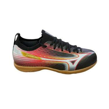 Imagem de Chuteira Mizuno Futsal Alpha Club Junior Cod 17937 -, Preto, Vermelho,