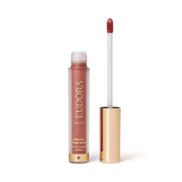 Imagem de Batom Líquido Matte Supreme 4,0ml - Eudora, Marrom Precioso