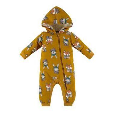 Imagem de Macacão Longo com Capuz em Moletom para Bebê - Up Baby, G