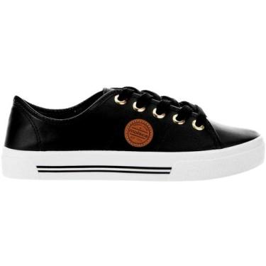 Imagem de Tenis Casual Feminino Básico Sardanha Moleca 5667.302.7800 Preto N 38
