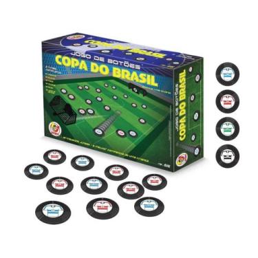 Imagem de Jogo de botão com trave contem 2 times completos - Junges