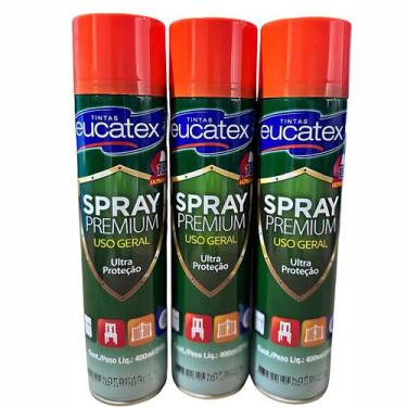 Imagem de KIT com 3 unidades Tinta Spray para Pintar Superfícies - Eucatex,  Lar