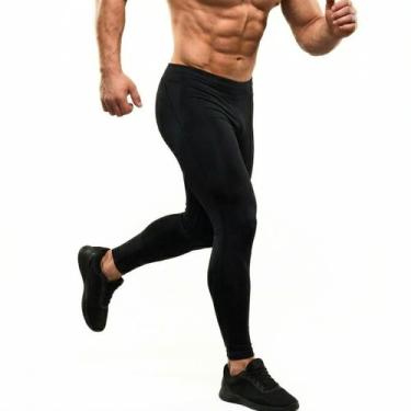 Imagem de Calça de Compressão Masculina Legging Térmica para Academia Corrida e 