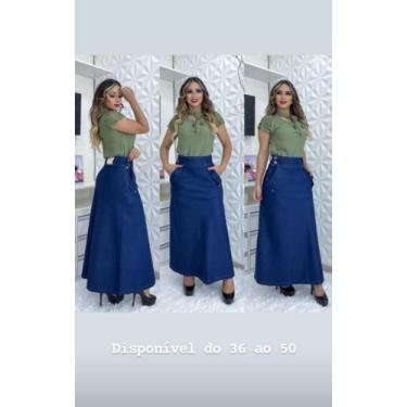 Imagem de Saia jeans longa - Lilimodas
