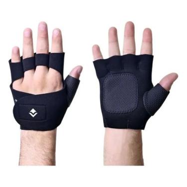 Imagem de Luvas De Musculação Treino Exercício Funcional Neoprene Com Polegar Vo