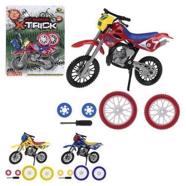 Imagem de Kit brinquedo de dedo - bike - moto - skate + peças de troca - ART BRI
