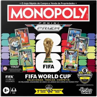 Imagem de Jogo monopoly panini prizm fifa edition copa 2026 - Hasbro