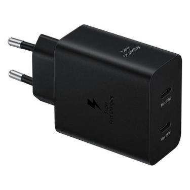 Imagem de Carregador Samsung EP-T5020BK 50W USB-C/USB-C 1.8 Metros - Preto