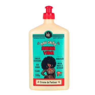 Imagem de Lola From Rio - Meu Cacho Minha Vida - Creme de Pentear: brilho, maciez e definição. Cabelos Cacheados. 500ml