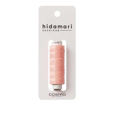 Imagem de Linha Sashiko Cosmos Hidamari 30 m Algodão Pêssego Médio