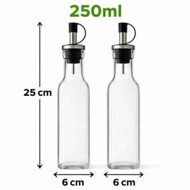 Imagem de Kit com 2 Galheteiro de Vidro 250ml - Fratelli