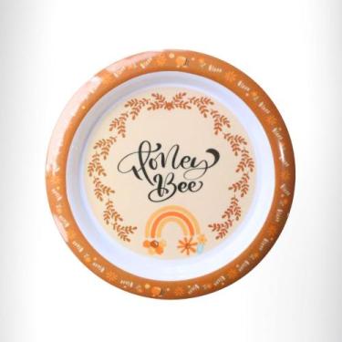 Imagem de Prato Fundo Infantil Personagens Melamine Resistente Tuut Cor:ABELHA, 