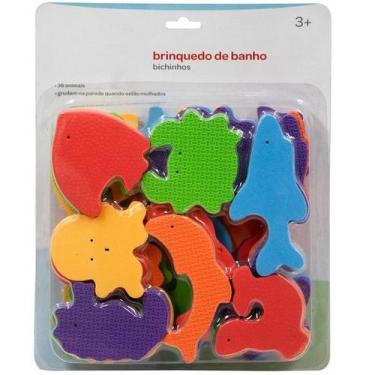 Imagem de Brinquedo de Banho Bichinhos 36 Unidades Multicor Buba 15379