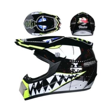 Imagem de Capacete De Moto Off-road Para Crianças, Capacete De Segurança Para Mo
