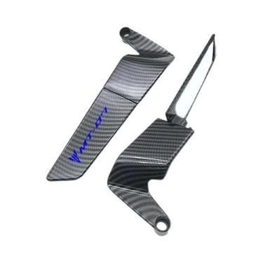 Imagem de Espelhos Retrovisores De Fibra De Carbono Yamaha MT-07 Com Aletas Aero