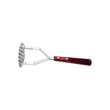 Imagem de Amassador De Batatas Tramontina Polywood Aço Inox Vermelho