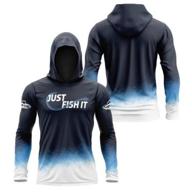 Imagem de Camisa Pesca Coleção Horizon Dry Capuz Manga com Luva UV 50 - Makis Fi