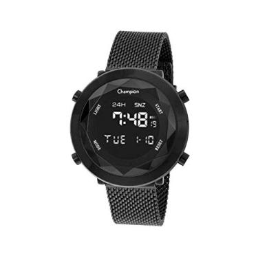 Imagem de Relogio Feminino Digital Preto Fashion Champion Original+NF