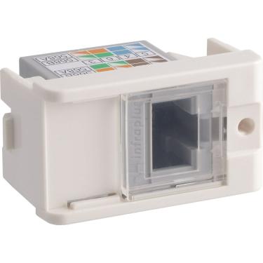 Imagem de Tomada RJ45 8 Fios CAT6E Decor Branco PRM047781 – Schneider