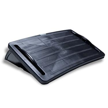 Imagem de Apoio de Pé Ajustável Ergonômico e Antiderrapante Preto